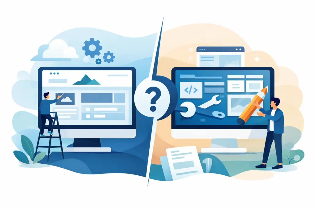 WordPress of maatwerk website kiezen?