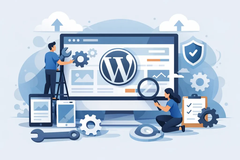 Website onderhoud voor WordPress uitgelegd